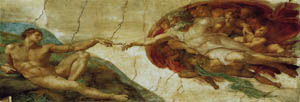 Poster: Michelangelo: La Creazione - cm 140x62