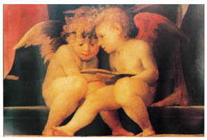 Poster: Rosso F: Madonna e Santi - cm 90x60