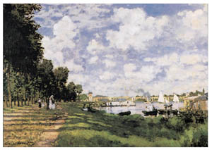Poster pe sașiu: Monet: Argenteuil - cm 120x88