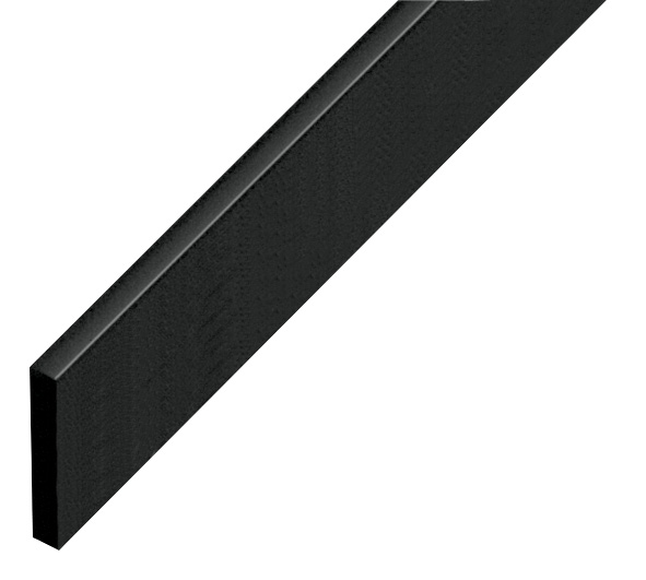 Separator din plastic plat 5x30 mm - Negru - P30NERO