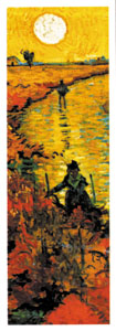 Poster: Van Gogh: Der rote, Arles - cm 35x100