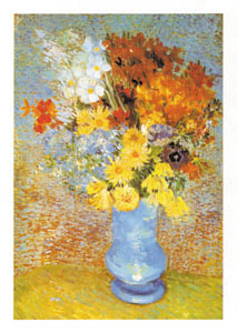 Poster: Van Gogh: Vaso con margherite cm 35x100