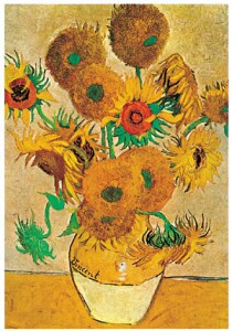 Poster pe sașiu: Van Gogh: Girasoli - cm 100x125
