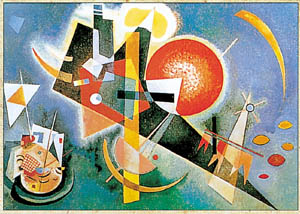 Poster: Kandinsky: Nel blu - cm 30x24
