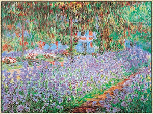 Poster: Monet: Il giardino - cm 70x50