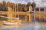 Poster: Monet: Ponte di Argenteuil - cm80x60