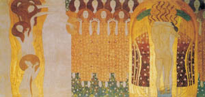 Poster: Klimt: Beethovenfries - cm 100x70