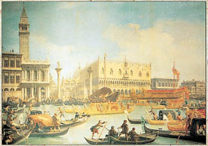 Poster: Canaletto: Il Bucintoro - cm 50x35