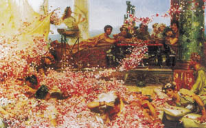 Poster pe sașiu: Alma-Tadema: Roses - cm 140x90