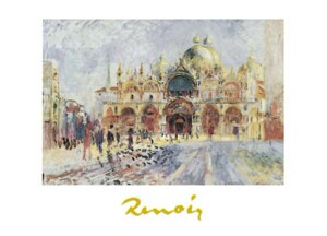 Poster: Renoir: Piazza San Marco - cm 50x40