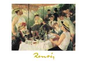 Poster: Renoir: Colazione dei Canottieri - cm 100x70