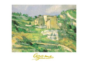 Poster: Cezanne: Case all'Estaque -  cm 30x24