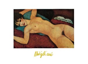 Poster: Modigliani: Nudo - cm 30x24