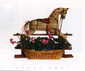 Poster: Noël: Rocking Horse  -  cm 94x77