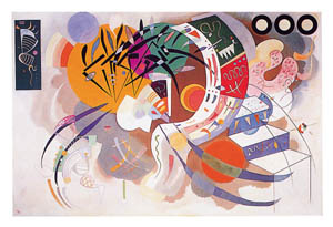 Poster: Kandinsky: Curva dominante - cm 50x40