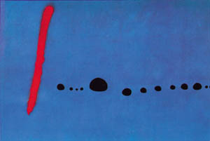 Poster: Mirò: Blu - cm 50x40