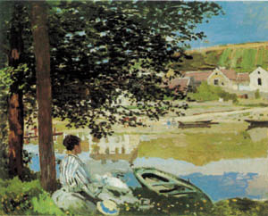 Poster: Monet: La Seine a Bannecourt - cm 24x30