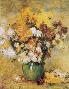 Poster: Renoir: Vaso di fiori - cm 24x30