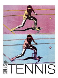 Poster: Renbaum: Tennis - cm 69x91