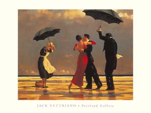 Poster: Vettriano: The Singing Butler - cm 50x40