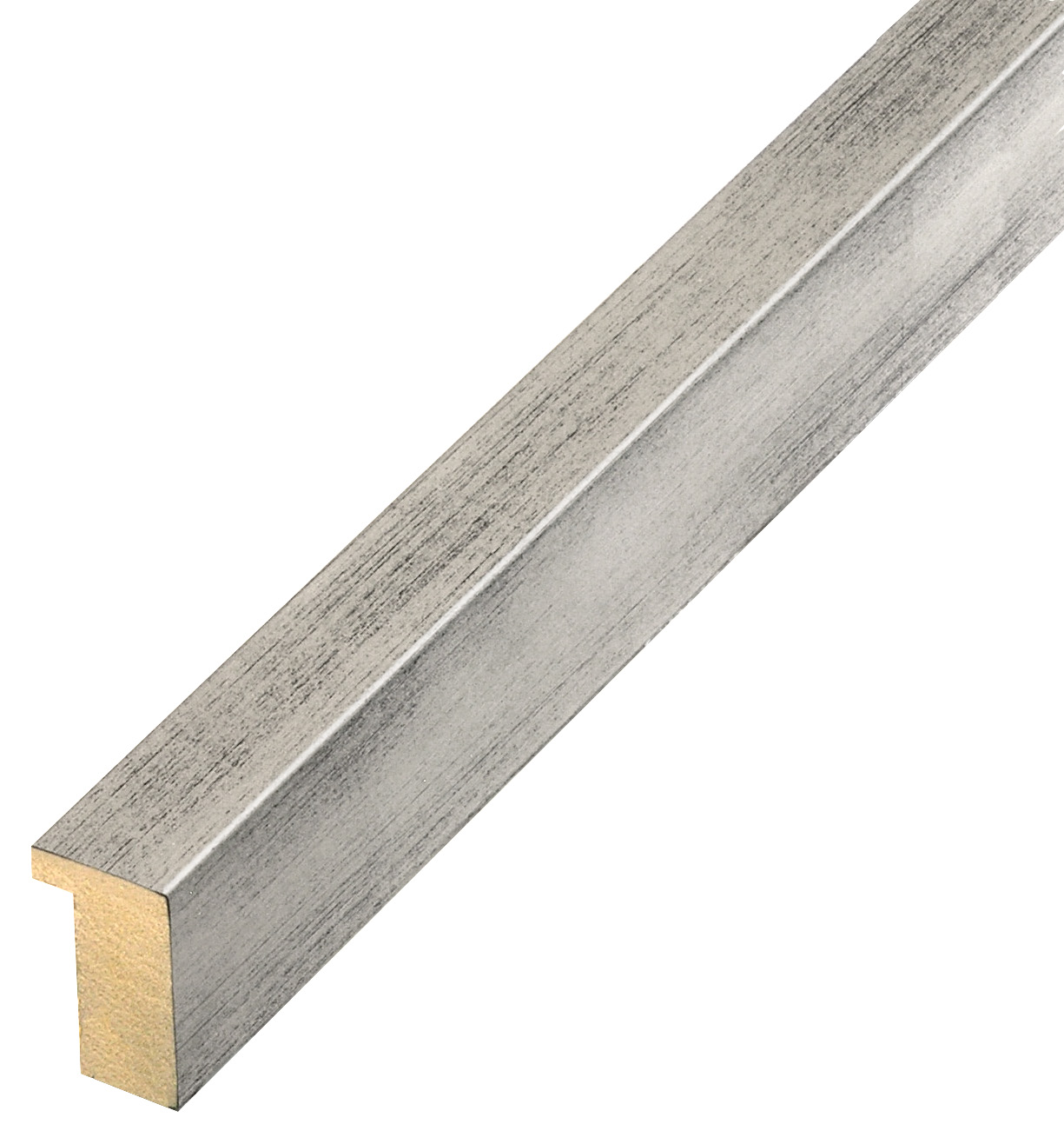 Profile PVC - Lățime 20 mm Înălțime 32 mm - Ton argintiu - PVC61ARG