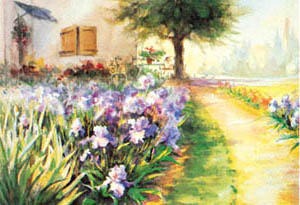 Print: Jany: Iris - cm 70x50