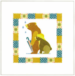 Print: Serie Baby Animals: Ursuleți - cm 30x30