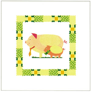 Print: Serie Baby Animals: Purceluși - cm 30x30