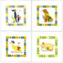 Serie de 3 printuri: Baby Animals - cm 30x30