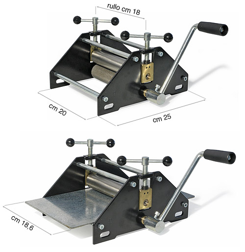 Presă de gravură tip școlar - lungime role 18 cm