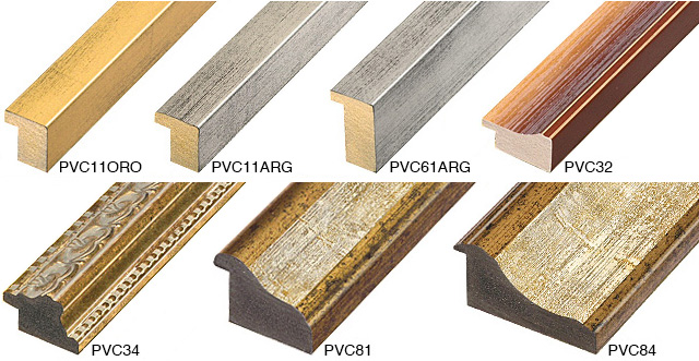Profile PVC - Lățime 19 mm Înălțime 22 mm - Ton auriu