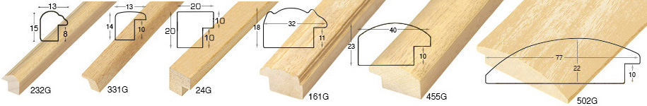 Profil ayous plat brut - Lățime 20 mm - Înălțime 20 mm