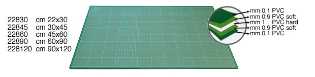 Suport de tăiere tip verde - 22x30 cm
