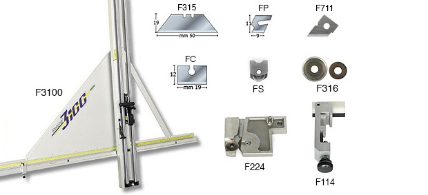 Dispozitiv de tăiat vertical Fletcher F3100