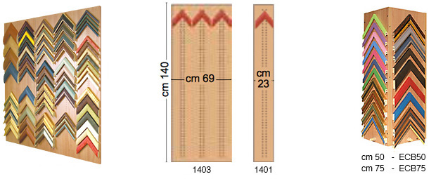 Panou pt. mostre de profile - 140 cm - 3 rânduri