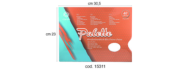 Palete formate din 40 de coli de hârtie 60g/m2 - 23x30 cm