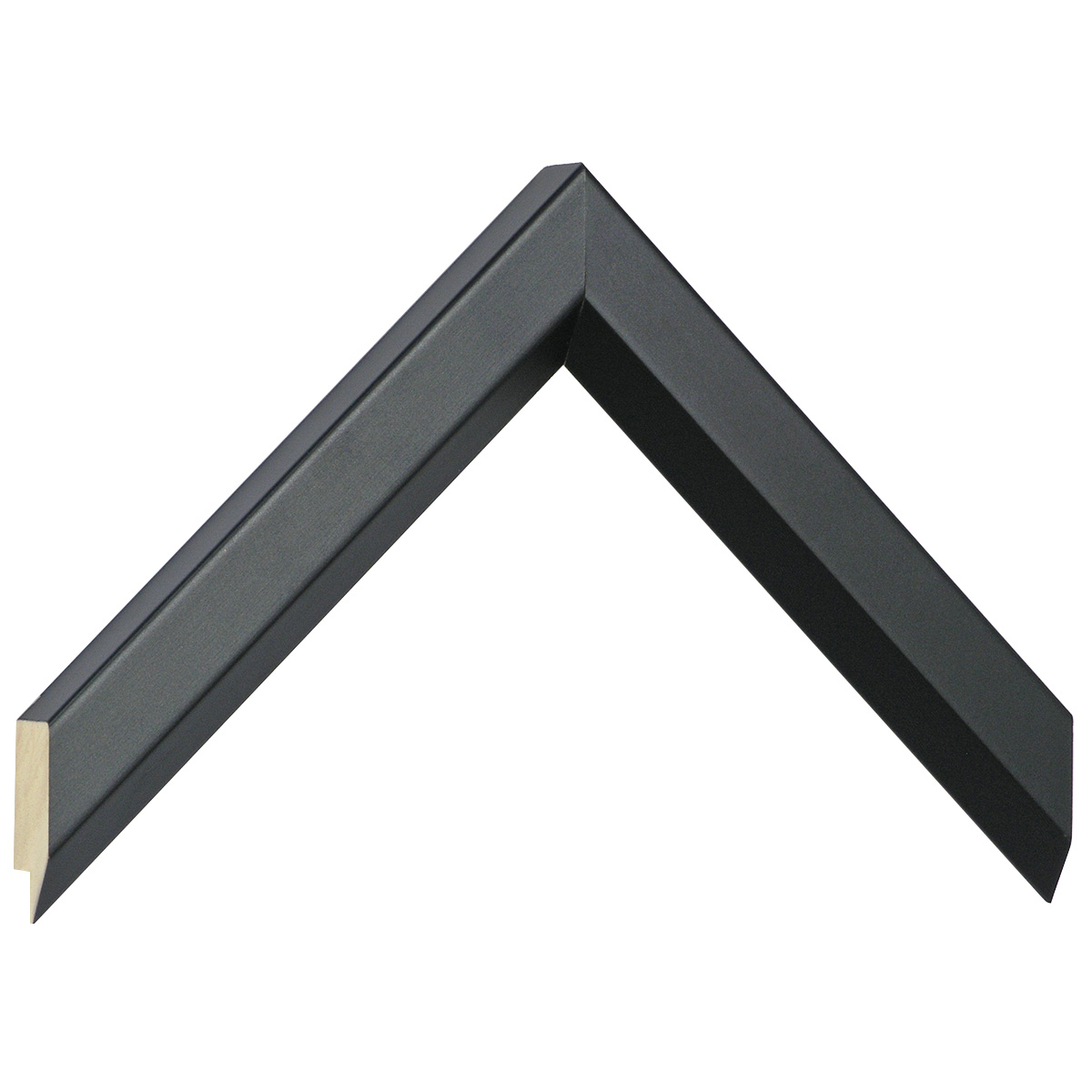 Profil ayous Lățime 28 mm - negru mat - Mostră