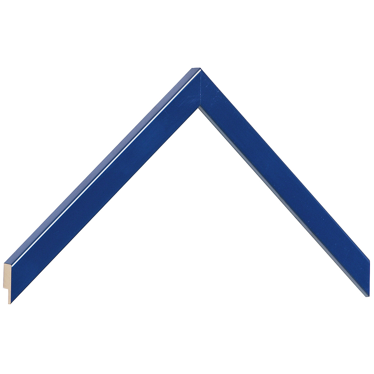 Profil ayous plat Lățime 15 mm Înălțime 14 - albastru lucios - Mostră