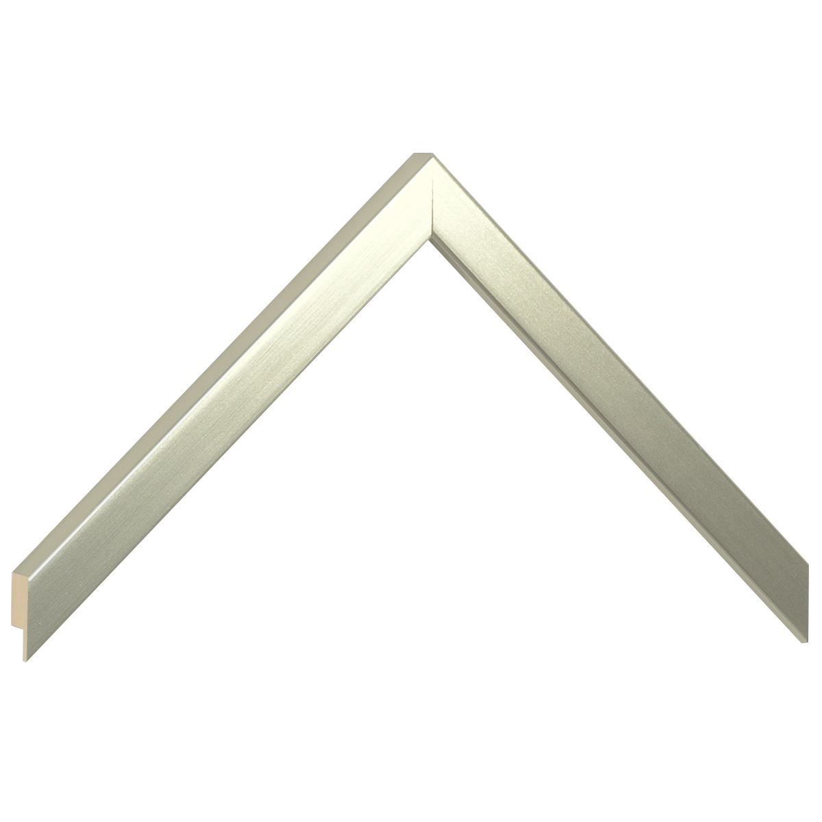 Profil ayous plat Lățime 15 mm Înălțime 14 - Platină - Mostră