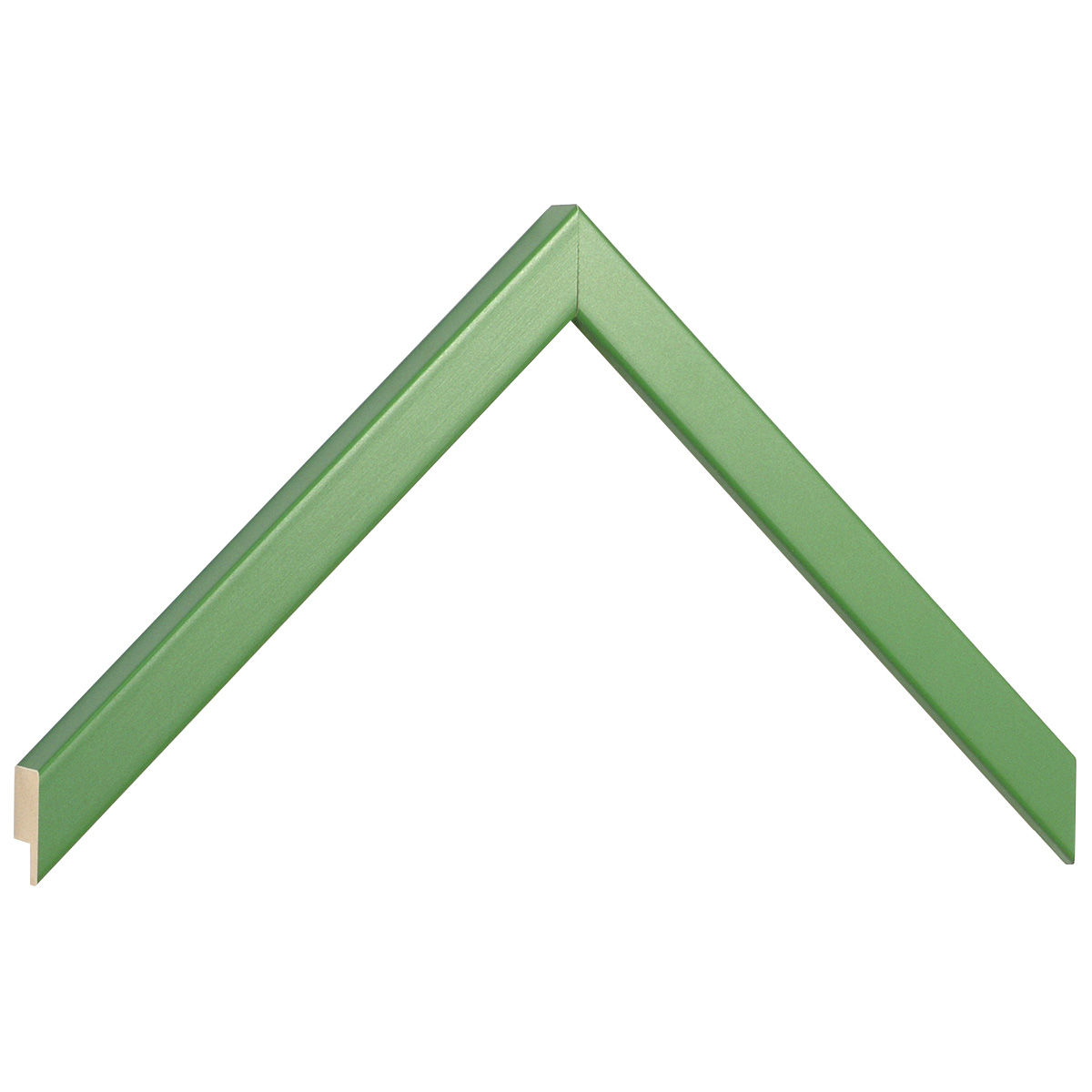 Profil ayous plat Latime 15 mm Inaltime 14 - Verde - Mostră