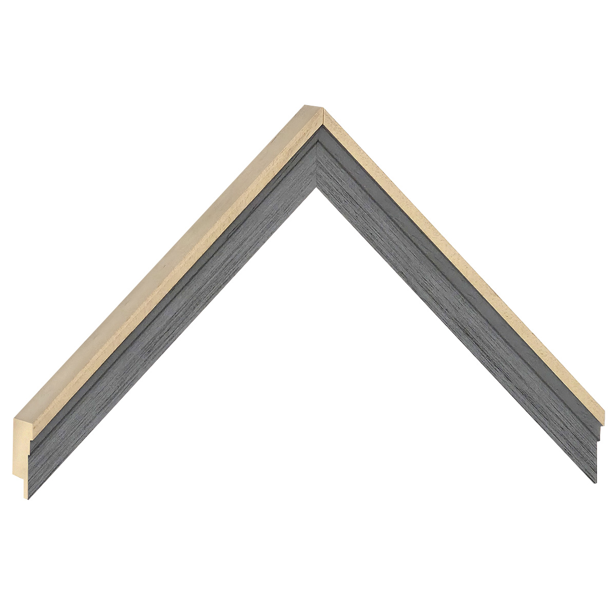 Profil în ayous - Lățime 19mm Înălțime 22 - Gri - Mostră