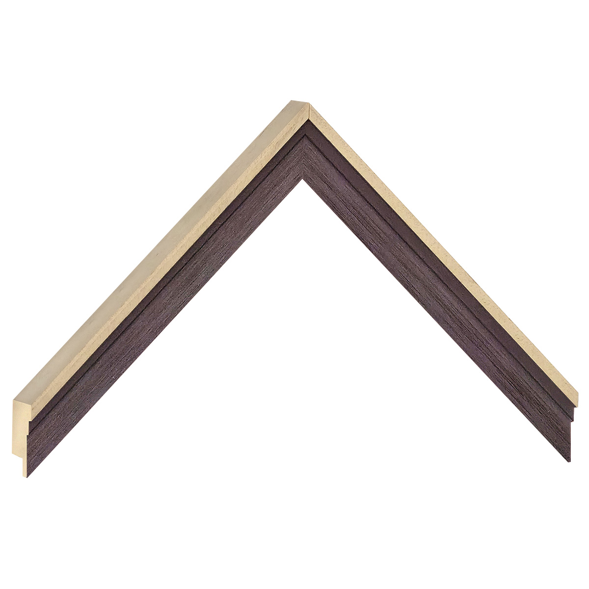 Profil în ayous - Lățime 19mm Înălțime 22 - Culoarea prunei - Mostră