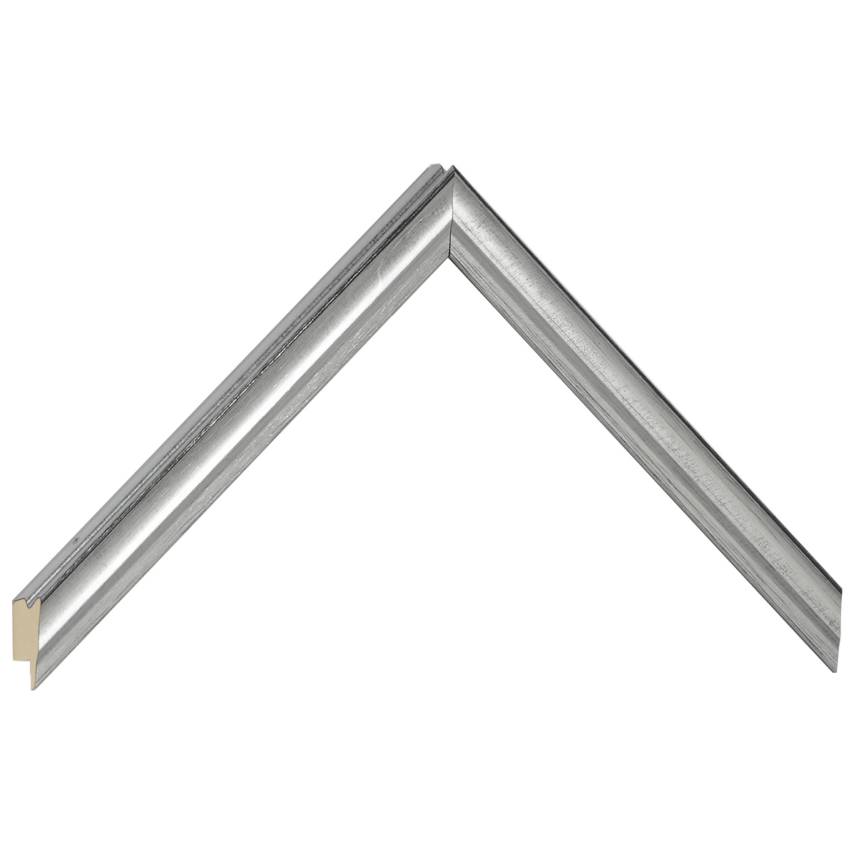 Profil pin îmbinat Lățime16 mm Înălțime 16 - argintiu - Mostră