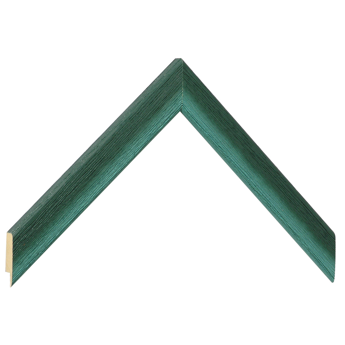 Profil ayous Lățime 23 mm - finisaj verde mat - Mostră