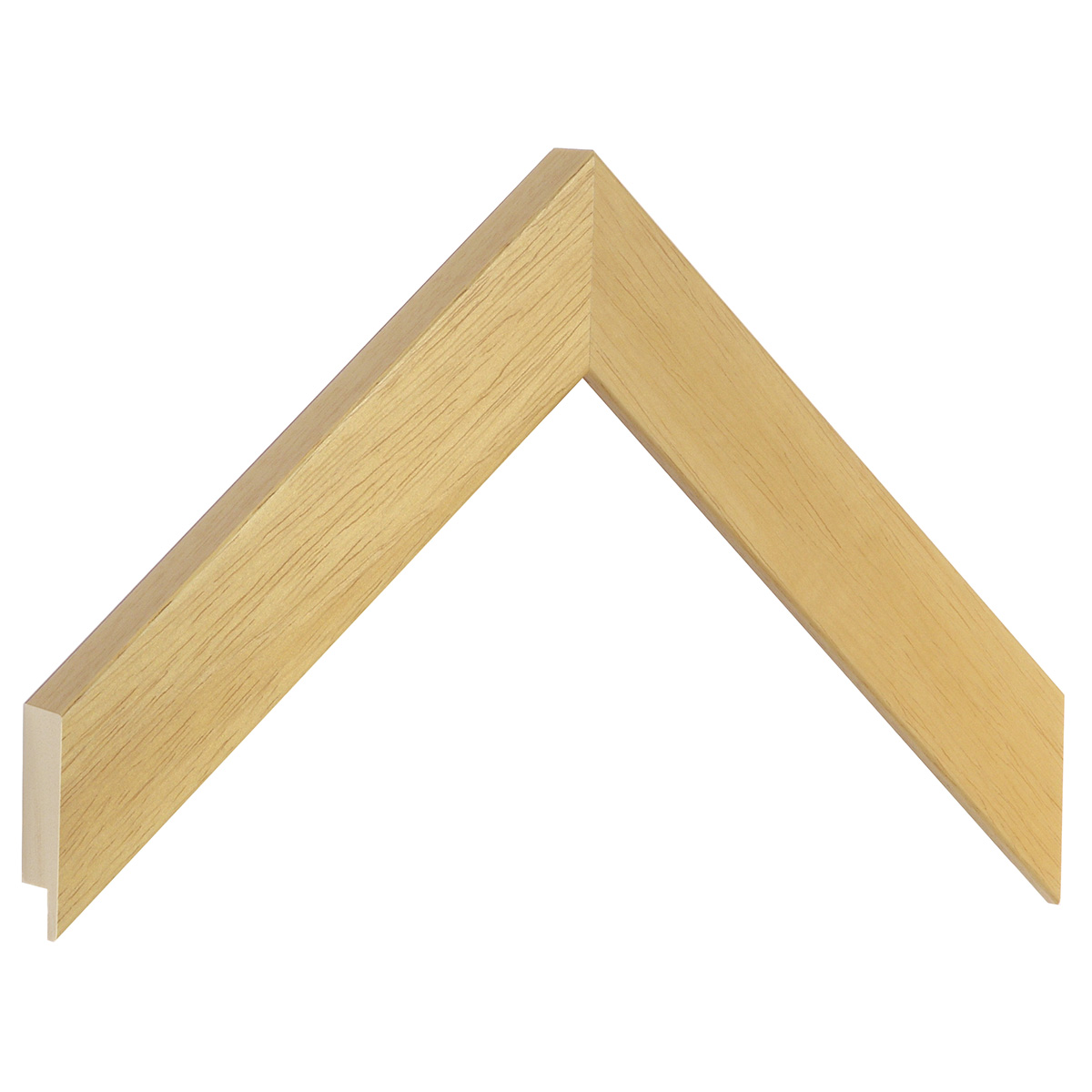 Profil ayous plat Lățime 30 mm Înălțime 20 - Lemn natur - Mostră