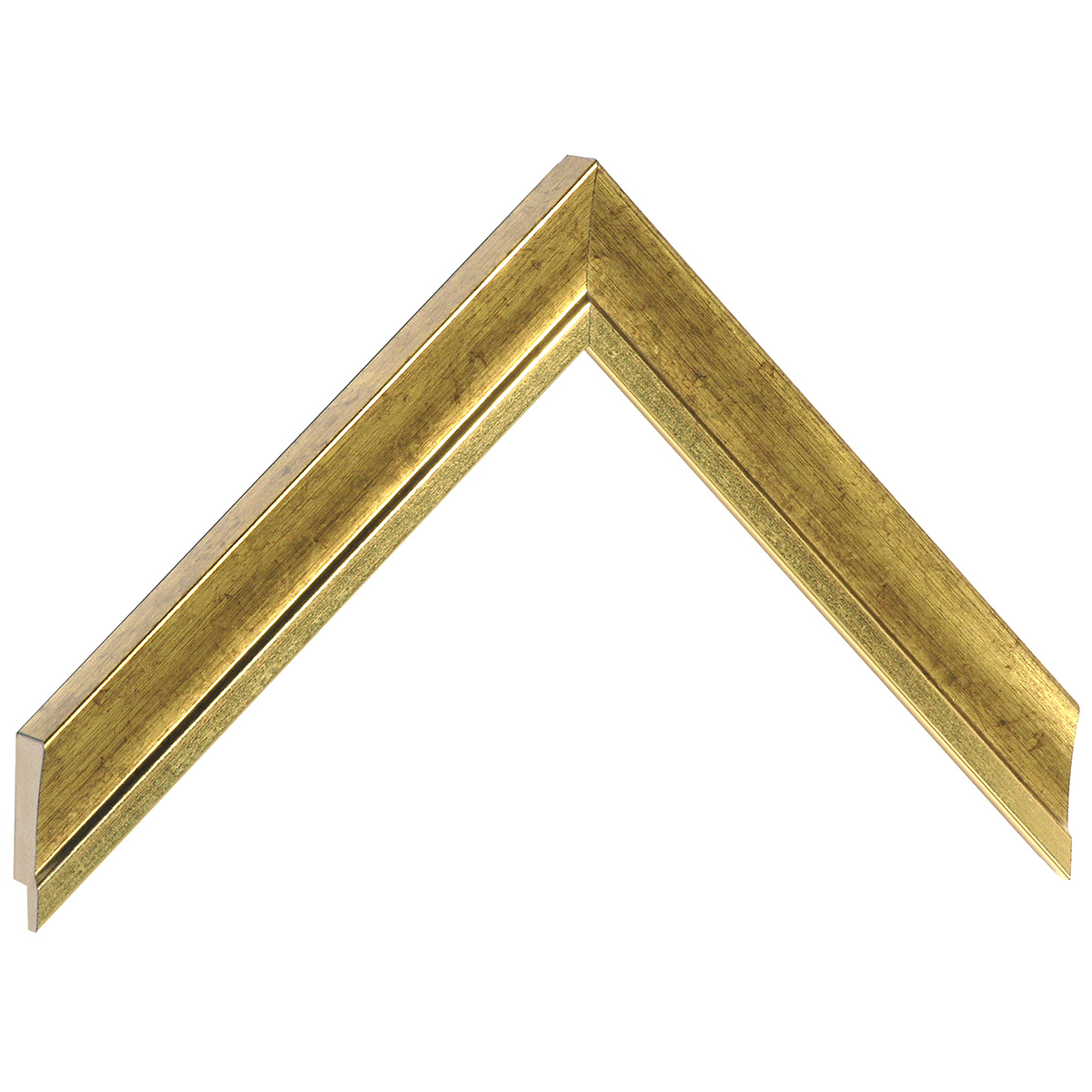 Profil pin îmbinat Lățime 25 mm - finisaj auriu - Mostră