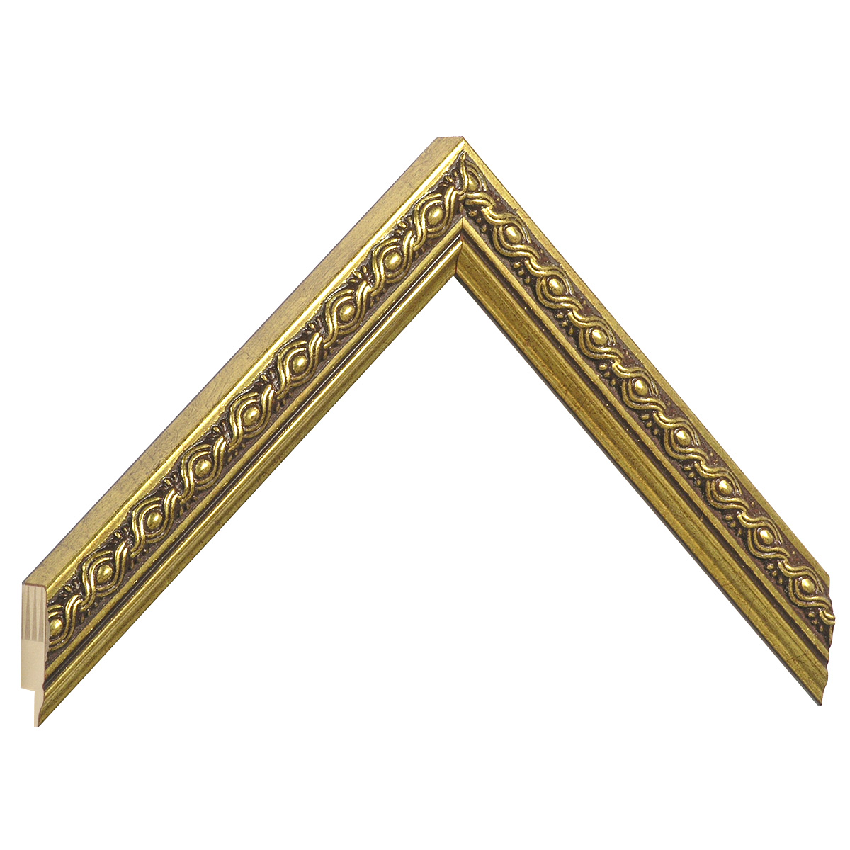 Profil pin îmbinat Lățime 21 mm Înălțime 17 - auriu - Mostră