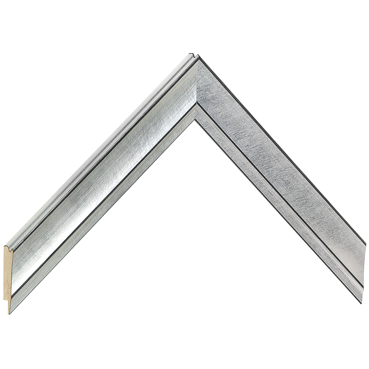Profil pin îmbinat - Lățime 26mm Înălțime 14 - Argintiu - Mostră