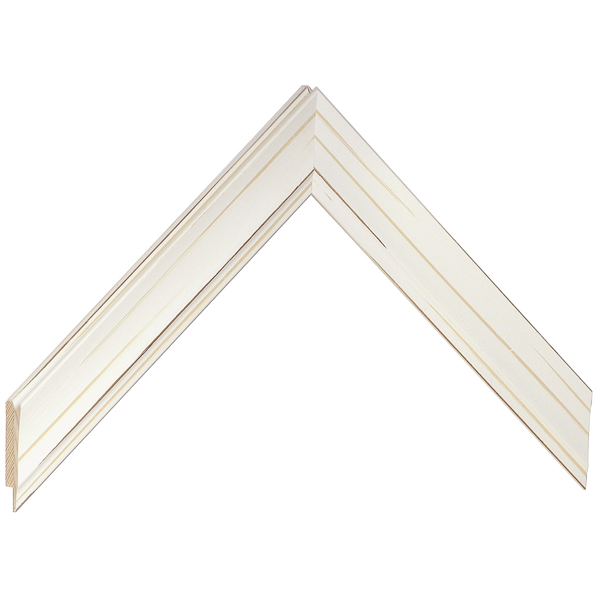 Profil pin îmbinat - Lățime 26mm Înălțime 14 - Crem - Mostră
