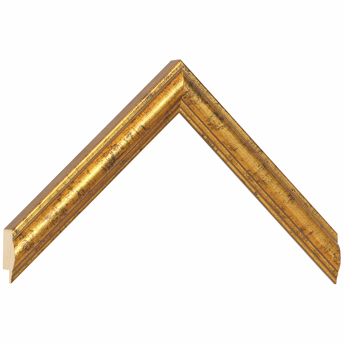 Profil pin îmbinat - Lățime 23mm Înălțime 24 - Auriu anticat - Mostră